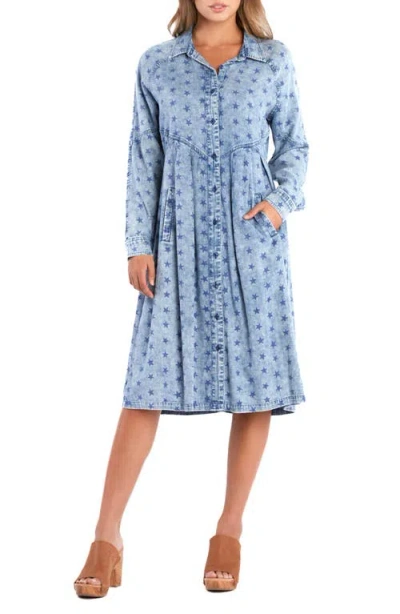 BILLY T BILLY T YOU'RE THE ONE LONG SLEEVE DENIM DRESS