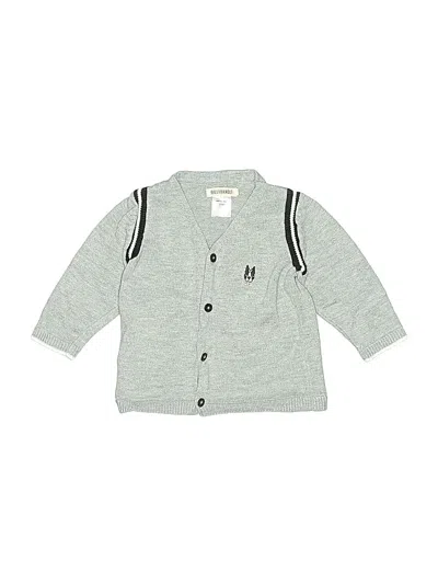 Pre-owned Billybandit Babies' Cardigan Sweater In Gray