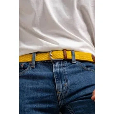 Billybelt Braid Belt In Imperial Yellow
