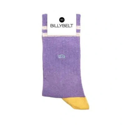 Billybelt Calcetines The Retro Melanged Purple