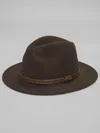 Biltmore Leather Band Safari Hat In Brown