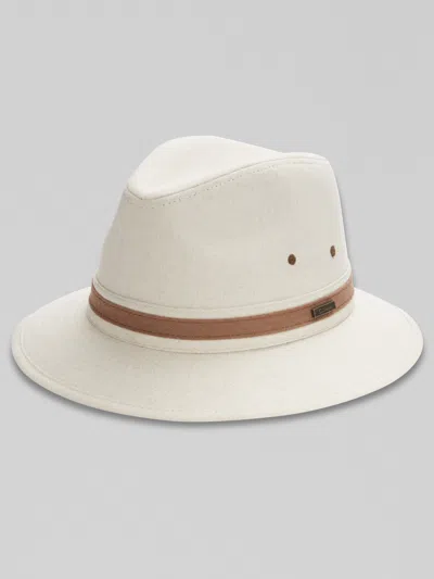 Biltmore Linen Blend Safari Hat In Brown