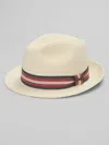 Biltmore Paper Braid Fedora In Pattern