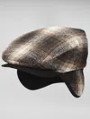 Biltmore Plaid Earflap Ivy Cap In Brown