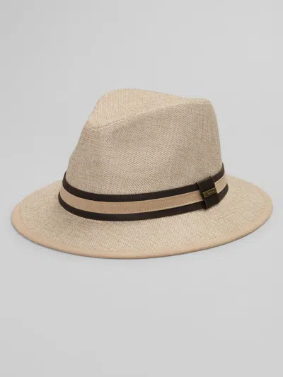 Biltmore Textured Plain Weave Safari Hat In Brown