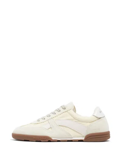 Bimba Y Lola 13 16 Panelled-detail Lace-up Fastening Sneakers In Neutral