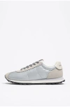 Bimba Y Lola 13 18 Retro Scalloped-trim Sneaker In Silver