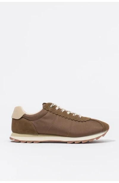 Bimba Y Lola Military Green 13 18 Retro Sneakers In Brown