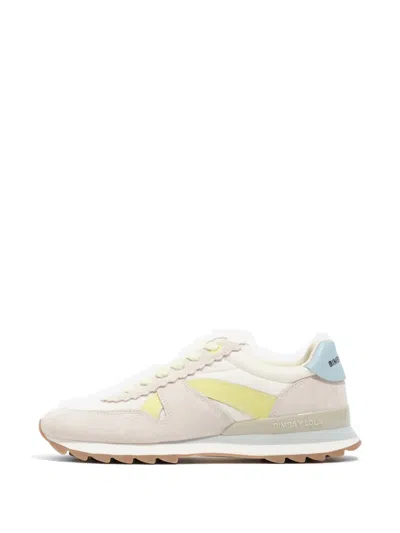 Bimba Y Lola 13 19 Scalloped Sneakers In Neutral