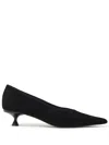 Bimba Y Lola Pointed Kitten Heel Pumps In Black