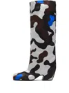 Bimba Y Lola 55mm Camouflage Knee-high Boots In Multi