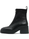 Bimba Y Lola 70mm Zip Leather Boots In Black