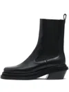 Bimba Y Lola 90mm Square Toe Heeled Boots In Black