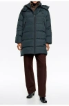 Bimba Y Lola A-line Down Jacket With Detachable Hood In Multi