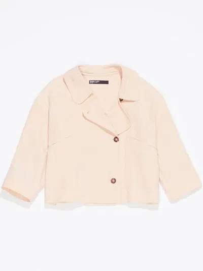 Bimba Y Lola A-line Jacket In Neutral