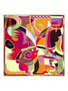 Bimba Y Lola Abstract-print Scarf In Multi