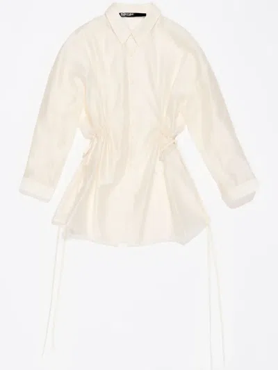 Bimba Y Lola Adjustable Shirt In White