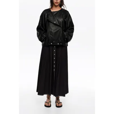 Bimba Y Lola A-line Skirt With Buttons In Brown