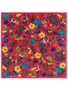 BIMBA Y LOLA ALL-OVER FLORAL-PRINT SCARF