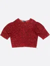 Bimba Y Lola Animal-print Blouse In Red