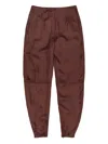 Bimba Y Lola Ankle-zip Trousers In Brown