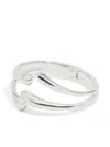 Bimba Y Lola Asymmetric Cuff Bacelet In Silver