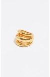 Bimba Y Lola Bands Ring In Gold