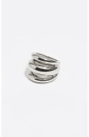 Bimba Y Lola Bands Ring In Metallic