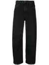 Bimba Y Lola Barrel Wide-leg Jeans In Black