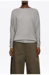 Bimba Y Lola Batwing Sleeve T-shirt In Gray