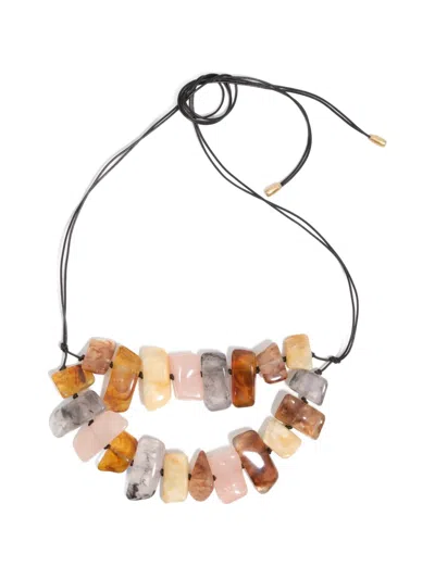 Bimba Y Lola Bead-embellished Necklace In Multi
