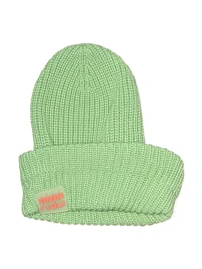 Pre-owned Bimba Y Lola Beanie Hat In Green