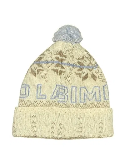 Pre-owned Bimba Y Lola Beanie Hat In White