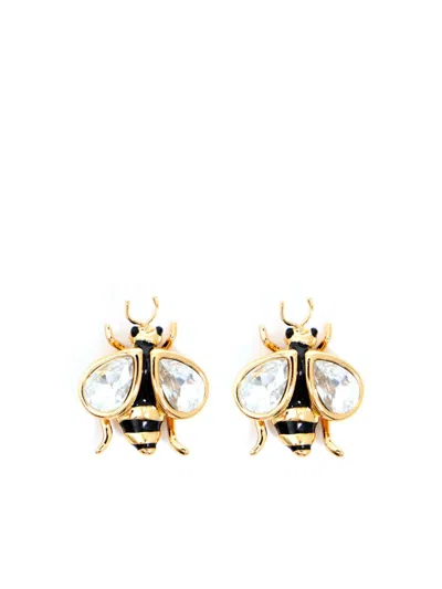 Bimba Y Lola Bee Stud Earrings In Black