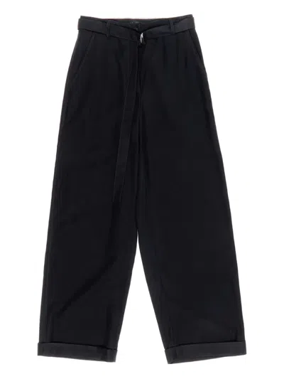 Bimba Y Lola Belted Trousers In Black