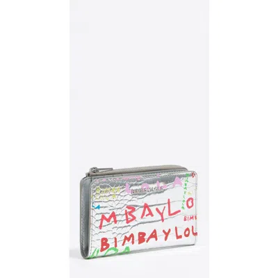 Bimba Y Lola Bimba Logo Print Compact Purse In Multi