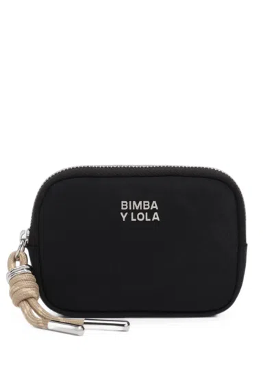 Bimba Y Lola Black Nylon Coin Purse In 블랙