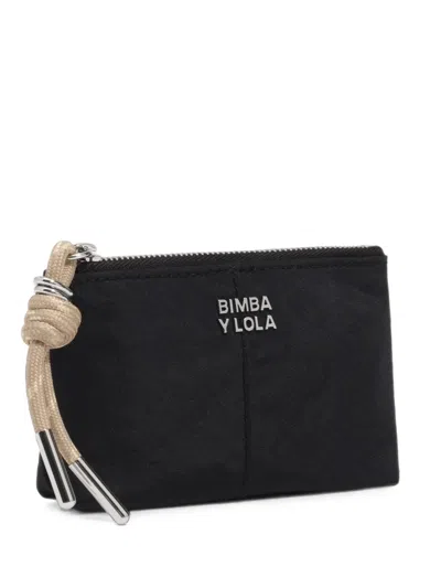 Bimba Y Lola Black Nylon Coin Purse