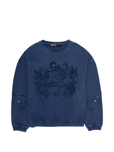 Bimba Y Lola 컷아웃 디테일 스웨터 In Blue