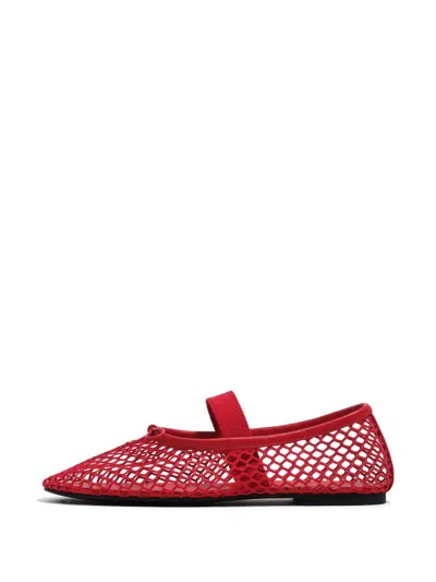 Bimba Y Lola Bow-detail Ballet Flats In Red