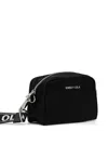 Bimba Y Lola Branded-strap Cross Body Bag In Black