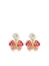 Bimba Y Lola Butterfly Earrings In Gold