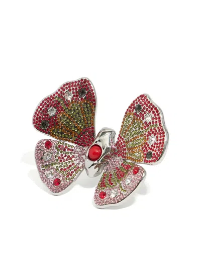 Bimba Y Lola Butterfly Ring In Silver