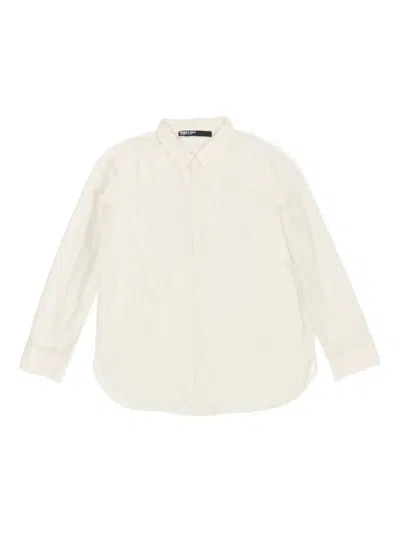 Bimba Y Lola Button-down Long-sleeve Shirt In Neutral