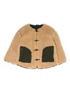 Bimba Y Lola Button-up Contrast-pocket Jacket In Neutral