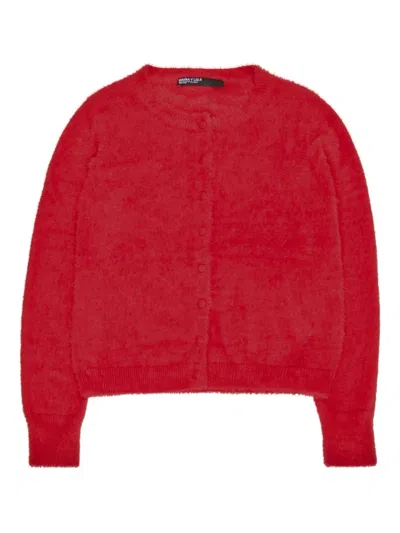 Bimba Y Lola Buttoned Cardigan In Red