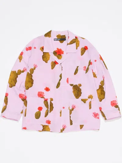 Bimba Y Lola Cactus-print Shirt In Pink
