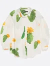 Bimba Y Lola Cactus-print Shirt In White