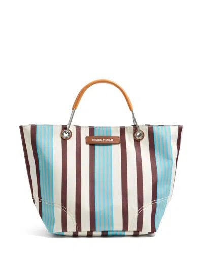 Bimba Y Lola Canopy Medium Tote Bag In Blue