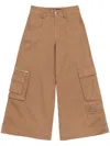 Bimba Y Lola Cargo Pockets Trousers In Neutral